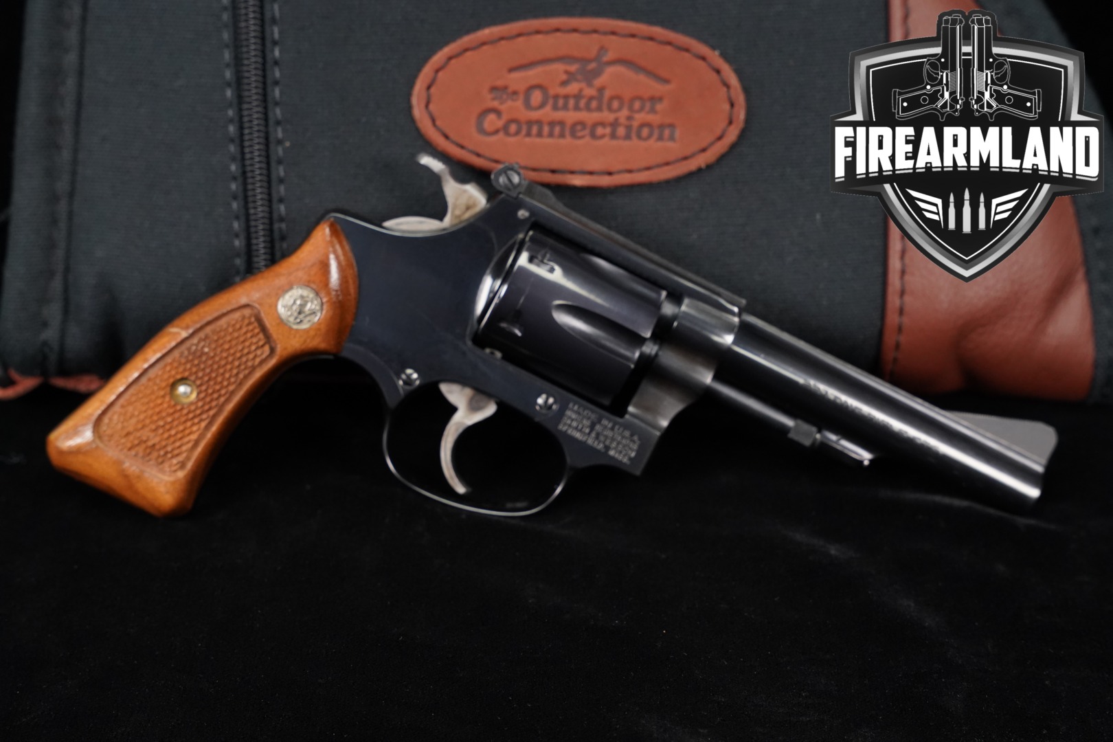 1987-1988 Smith & Wesson (S&W) Model 34-1 Kit Gun .22 LR Blued in Very Good Condition Thumbnail