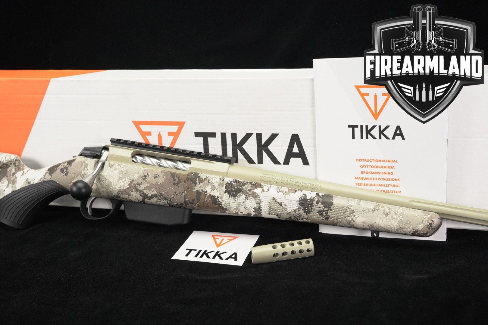 Tikka T3x Lite Veil Alpine 6.5 PRC Light Tan & Veil Alpine Camo in Excellent Condition Thumbnail