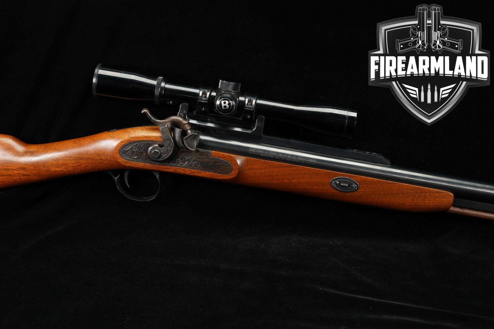 Thompson Center T/C New Englander Percussion 50 BPM 26" TC +BUSHNELL SCOPE-img-0