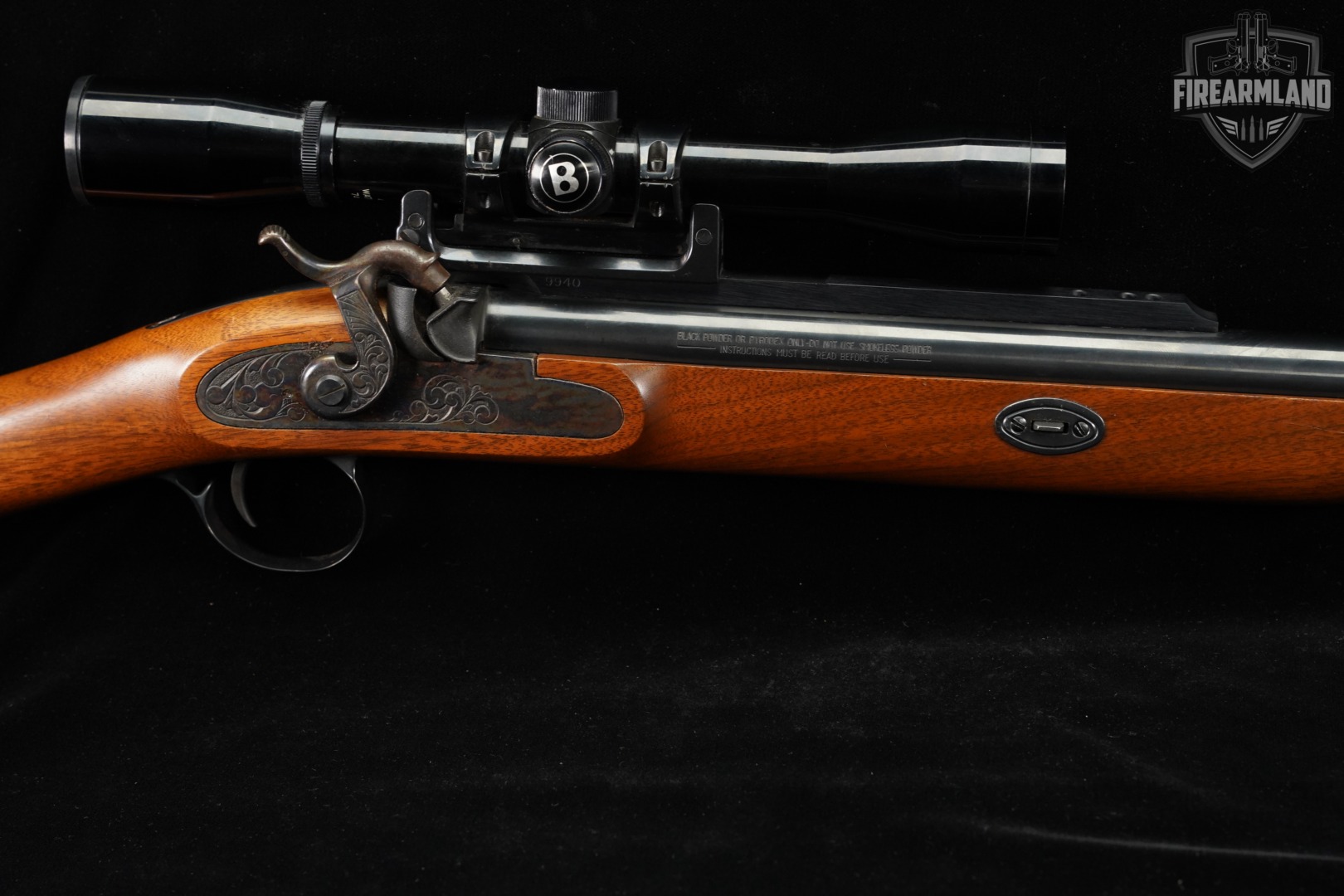 Thompson Center T/C New Englander Percussion 50 BPM 26" TC +BUSHNELL SCOPE-img-5