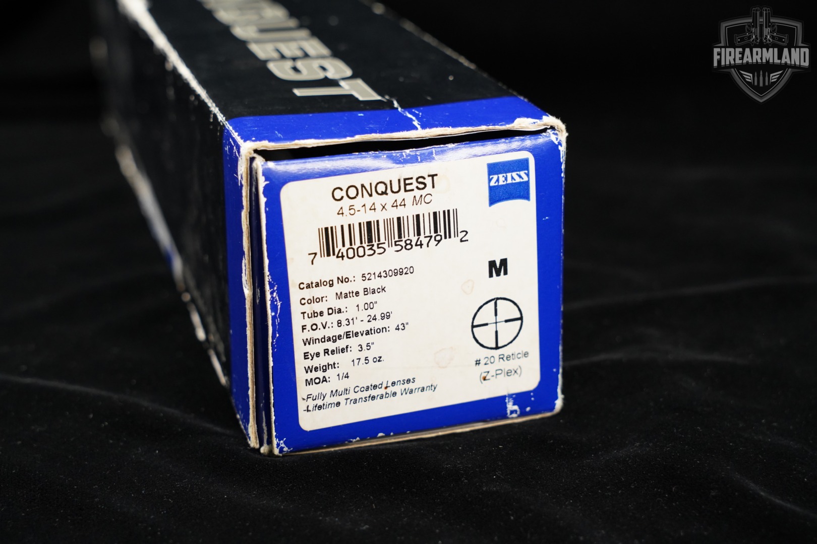 ZEISS Conquest 4.5-14x44 MC Z-Plex Reticle SFP Scope +ORIG BOX-img-8