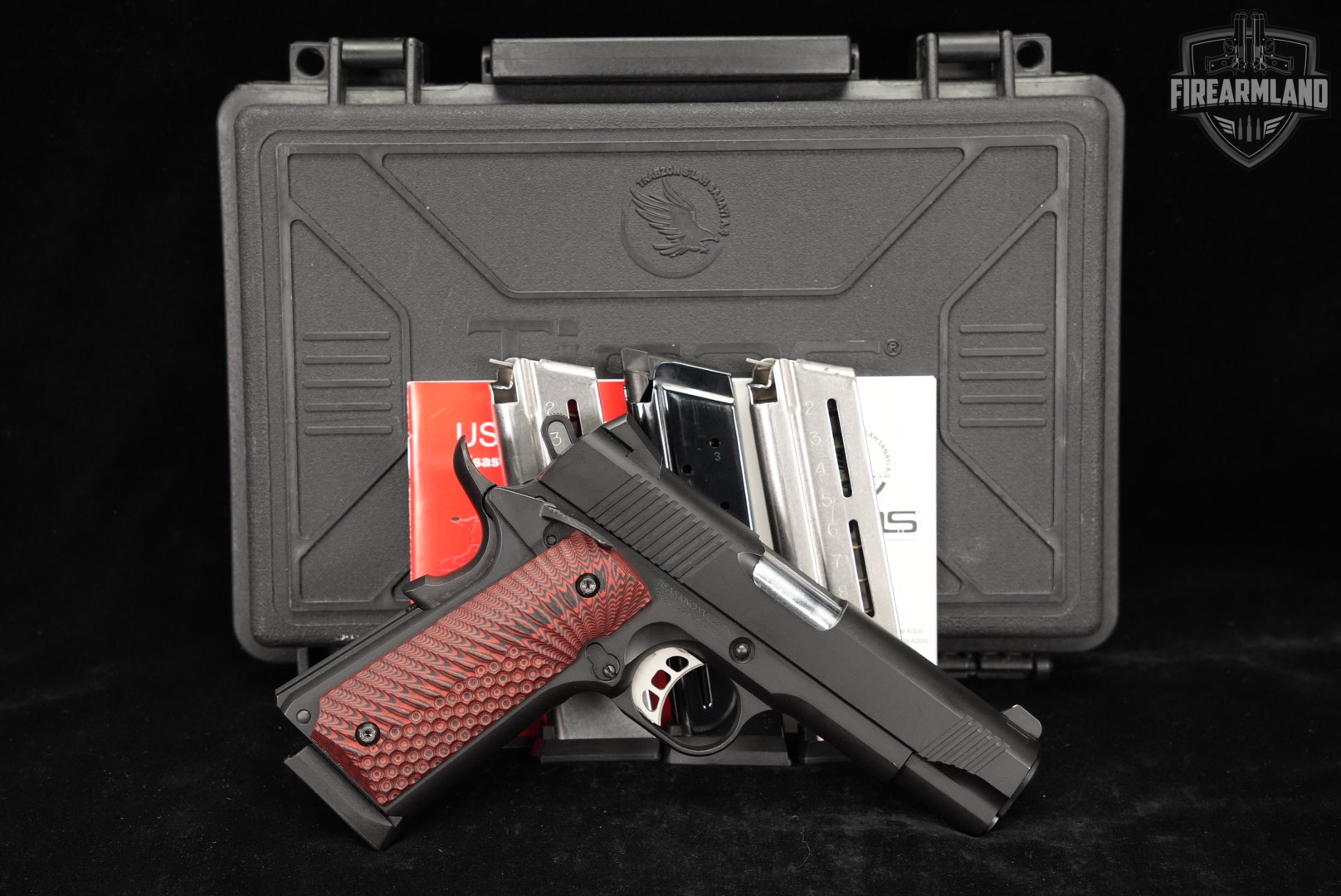 Tisas 1911 Carry B9 9mm 4.25" Commander B-9 +4 MAGS & ORIG CASE-img-2
