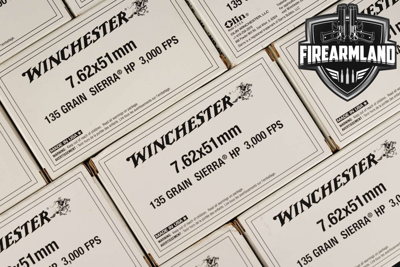 Winchester-Western Division (Olin) 7.62x51mm NATO ammunition 7.62mm NATO (7.62x51) in New - Old Stock Condition Thumbnail