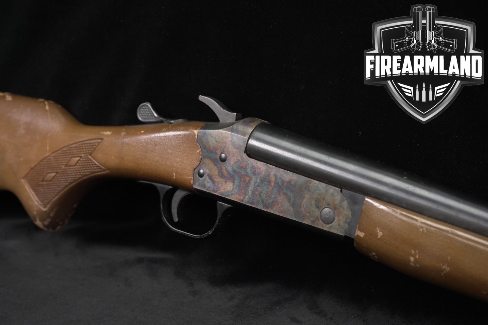 Stevens Arms Model 94 Series K 12 Gauge Case Colored & Blued in Good Condition Thumbnail