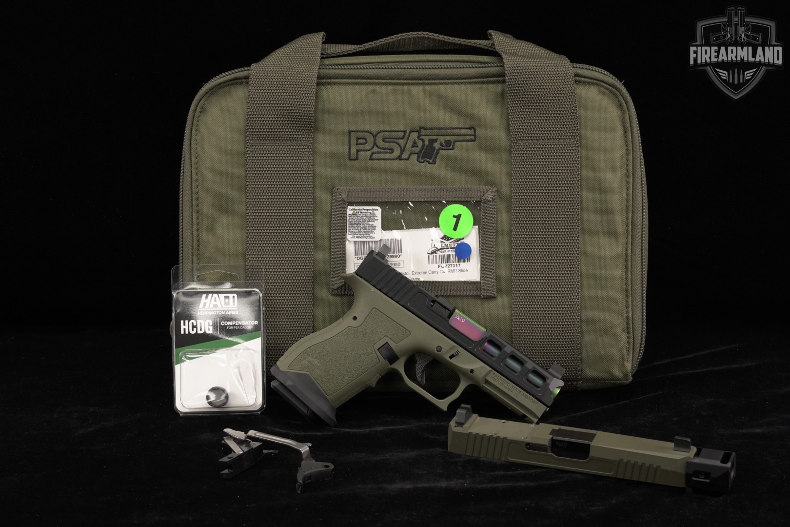 Palmetto State Armory PSA Dagger Compact 9mm OR +ORIG CASE, SPARE SLIDE-img-2
