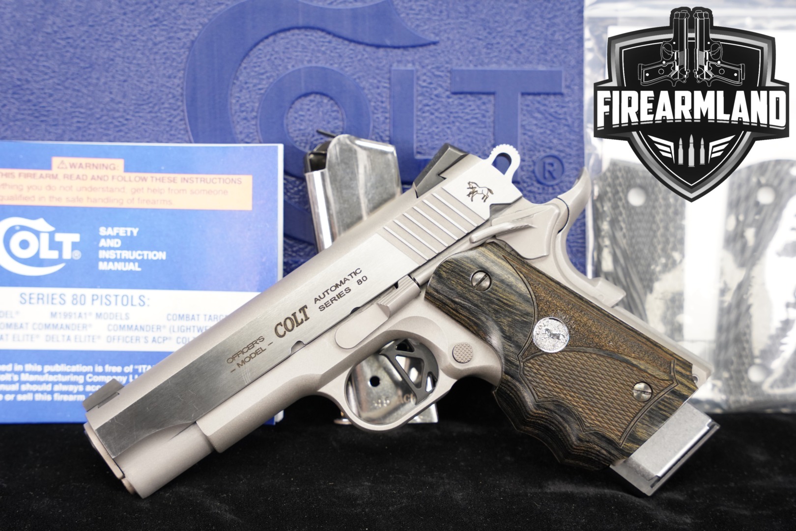Colt Lightweight Officer's Model Series 80 .45 ACP Black in Good Condition Thumbnail