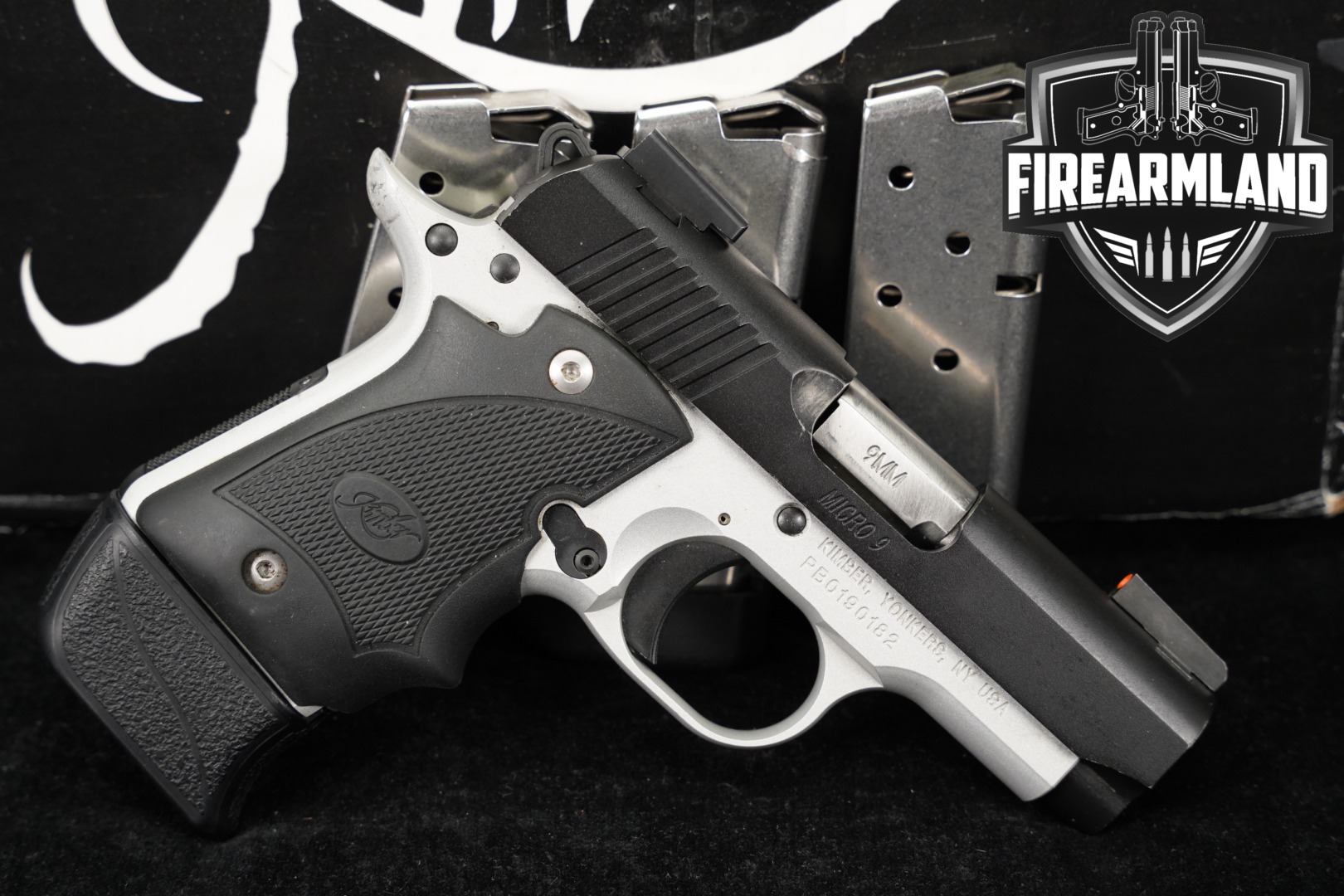 Kimber Micro 9 Two-Tone (DN) 9mm Luger Two-Tone Black & Silver in Good Condition Thumbnail