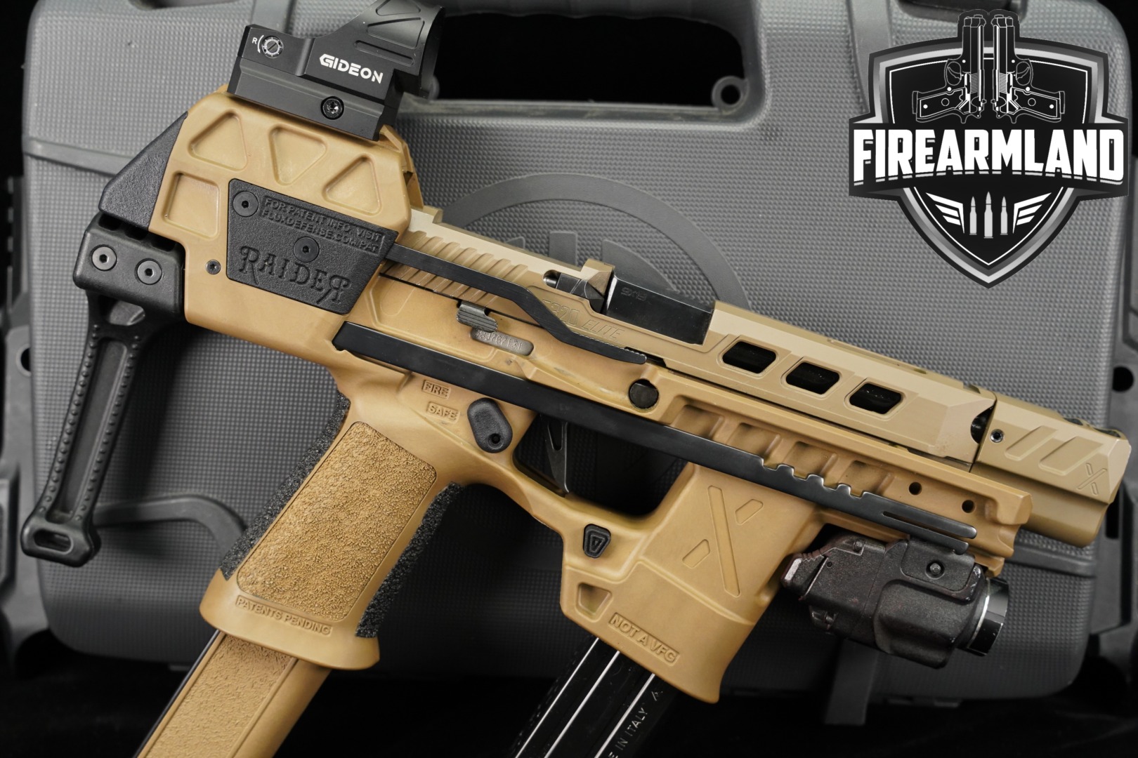 Sig Sauer P320 Flux Defense Raider 9mm P 320 Live Free Slide +GIDEON OPTICS-img-0