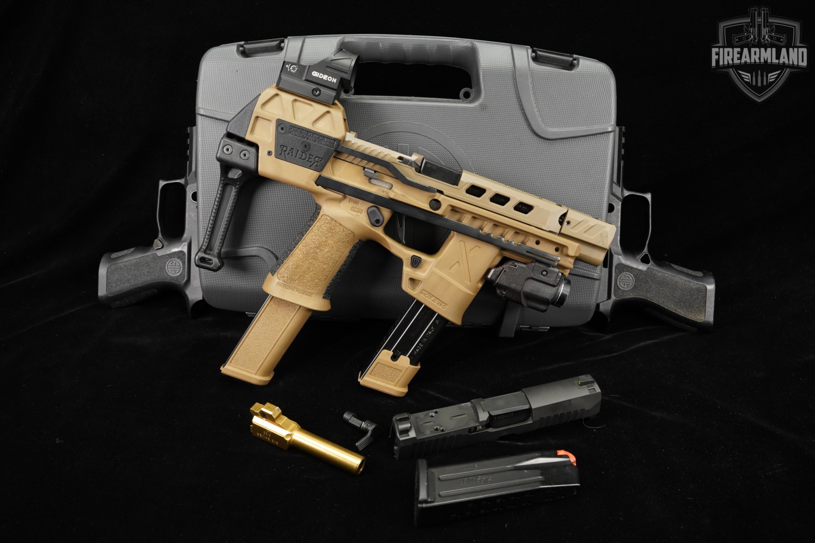 Sig Sauer P320 Flux Defense Raider 9mm P 320 Live Free Slide +GIDEON OPTICS-img-2