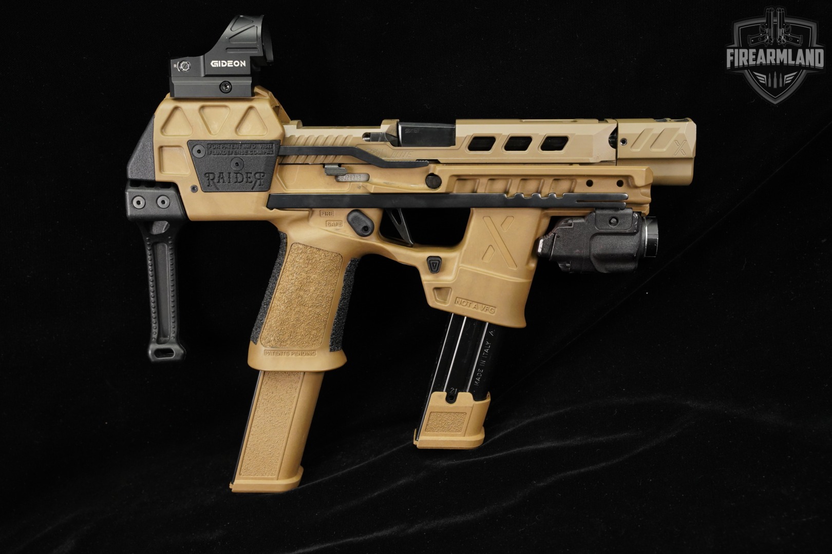 Sig Sauer P320 Flux Defense Raider 9mm P 320 Live Free Slide +GIDEON OPTICS-img-4