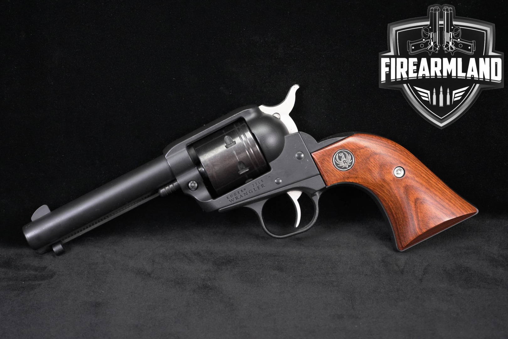 2021 Sturm Ruger Wrangler .22 LR Black in Very Good Condition Thumbnail