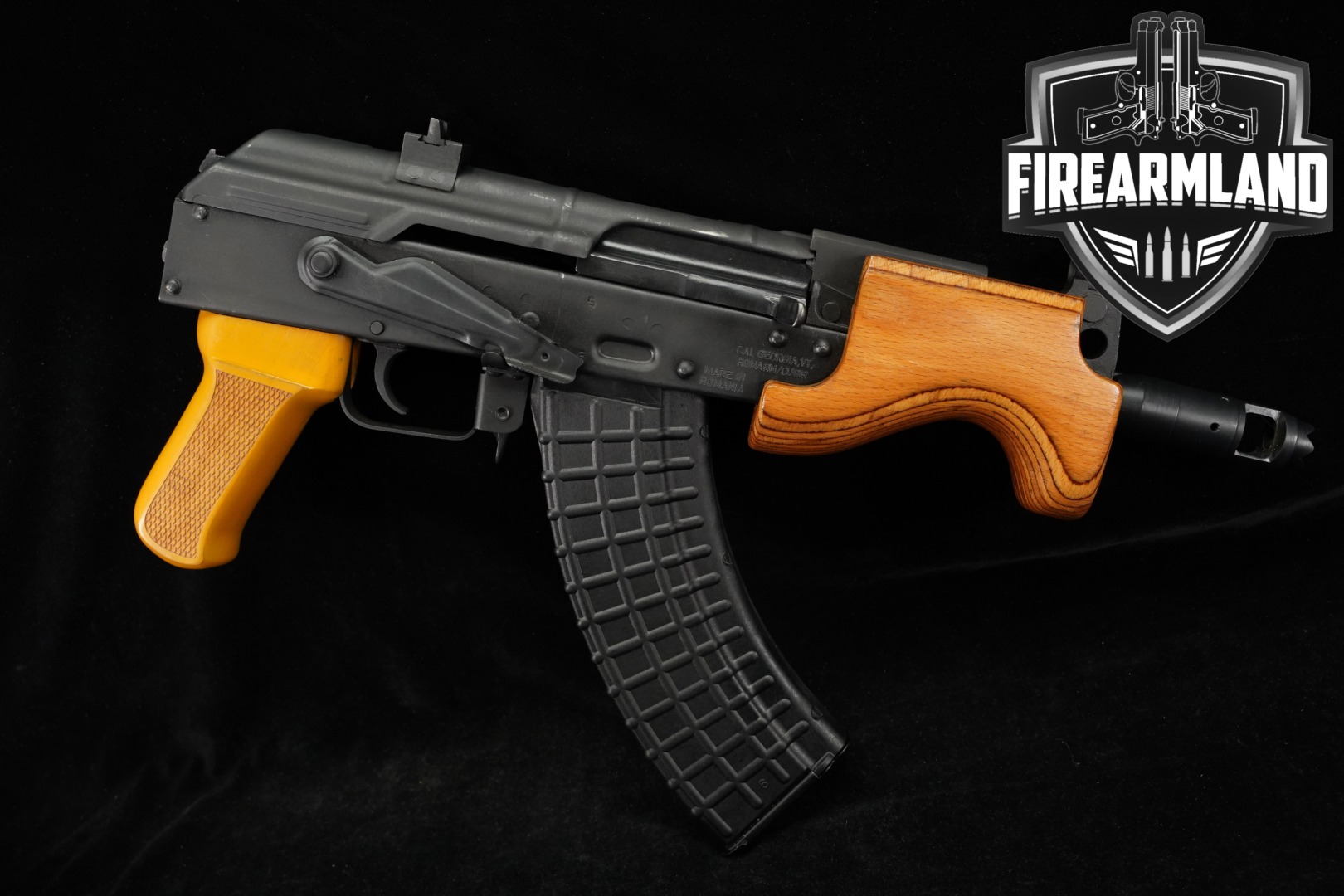 Romarm/Cugir Micro Draco 7.62x39 Black & Wood in Good Condition Thumbnail