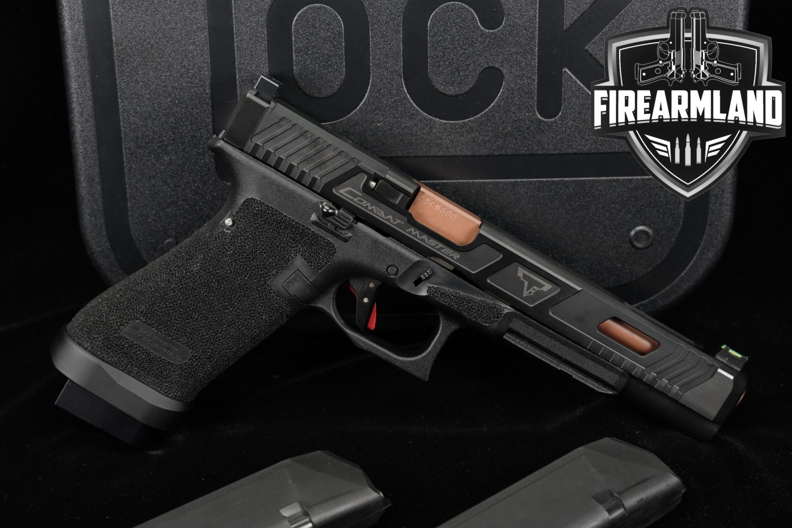 Taran Tactical (TTI) Glock 17L Combat Master, Gen5, MOS 9mm Luger Black in Very Good Condition Thumbnail