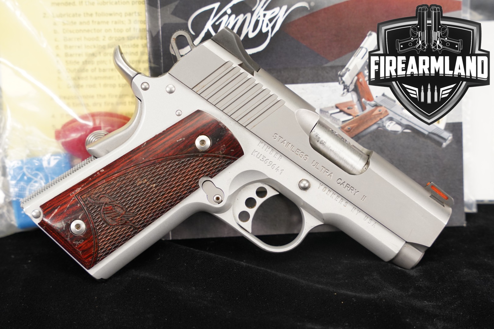 Kimber Stainless Ultra Carry II .45 ACP Stainless in Good Condition Thumbnail