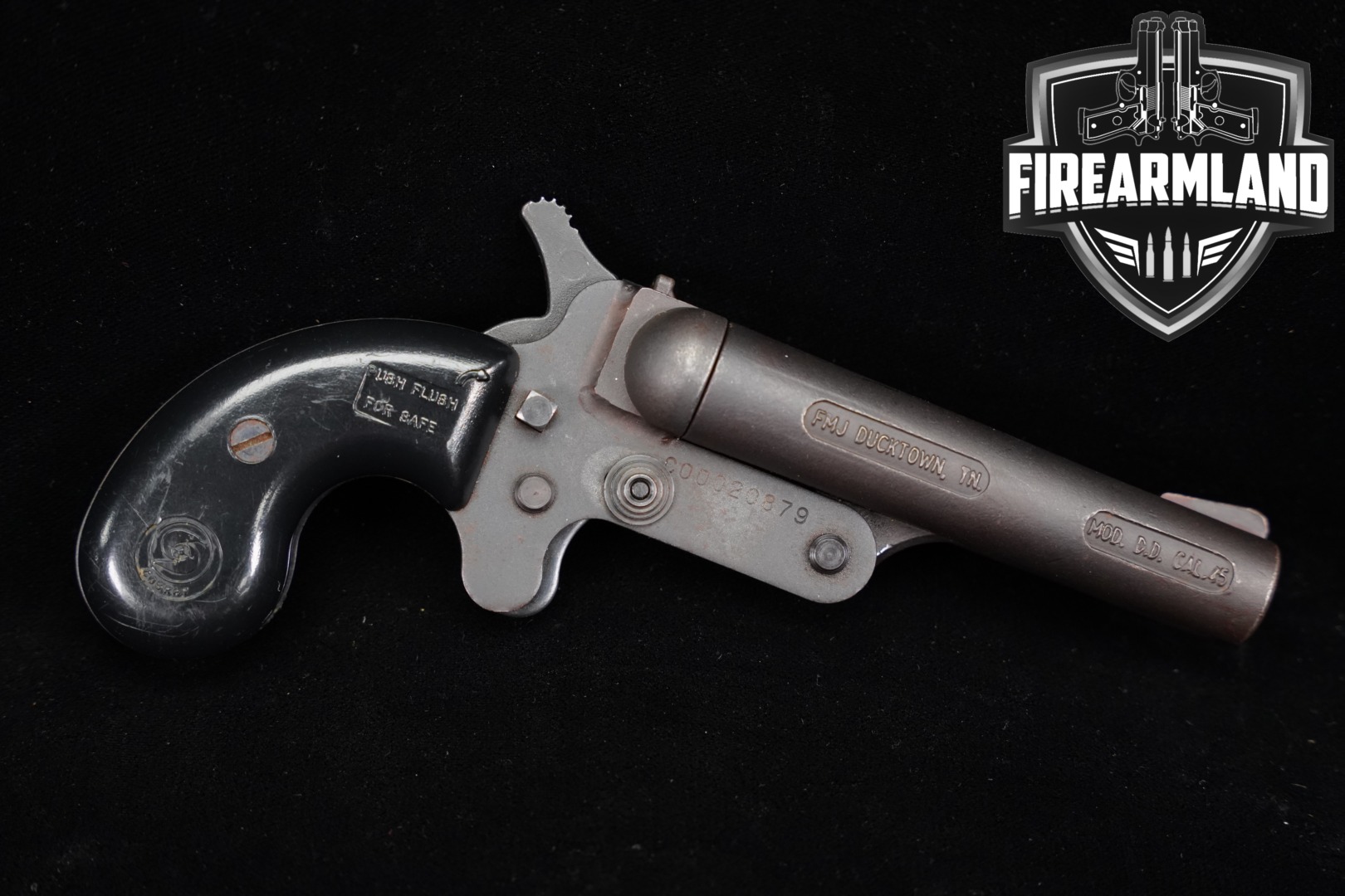 FMJ MOD. D.D. .45 caliber Black in Fair Condition Thumbnail