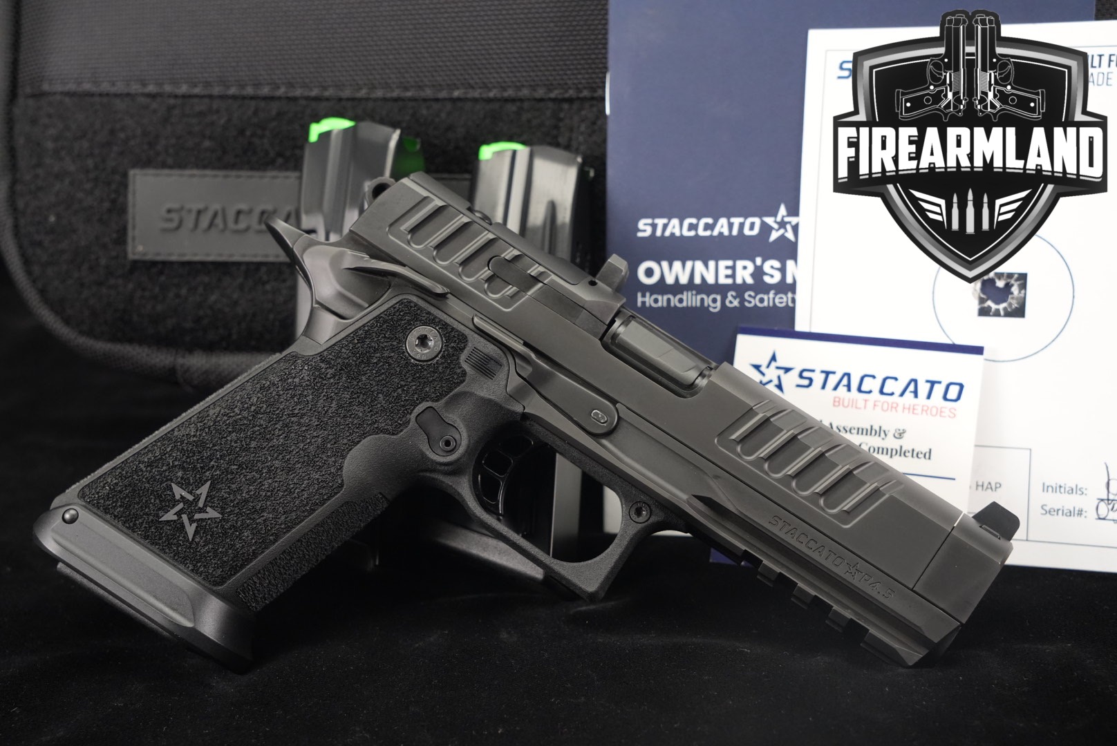 Staccato (STI) P HD 4.5 9mm Luger Blued in Very Good Condition Thumbnail