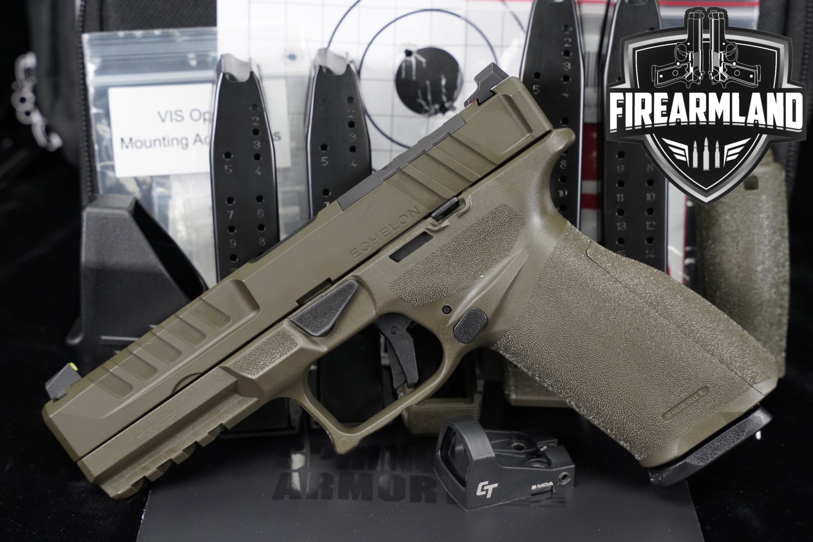 Springfield Armory Echelon 9mm Luger OD Green in Excellent Condition Thumbnail