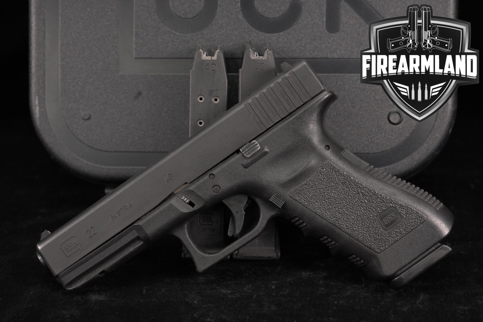 Glock 22 Gen3 G22 Gen 3 40 S&W 4.49" +THREE MAGS & ORIG CASE-img-0