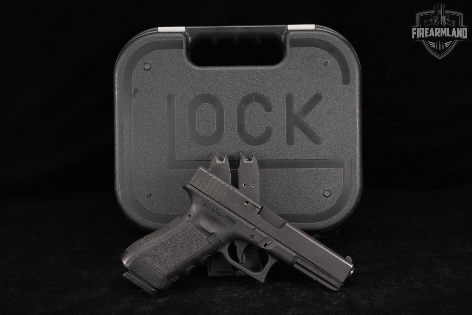 Glock 22 Gen3 G22 Gen 3 40 S&W 4.49" +THREE MAGS & ORIG CASE-img-2