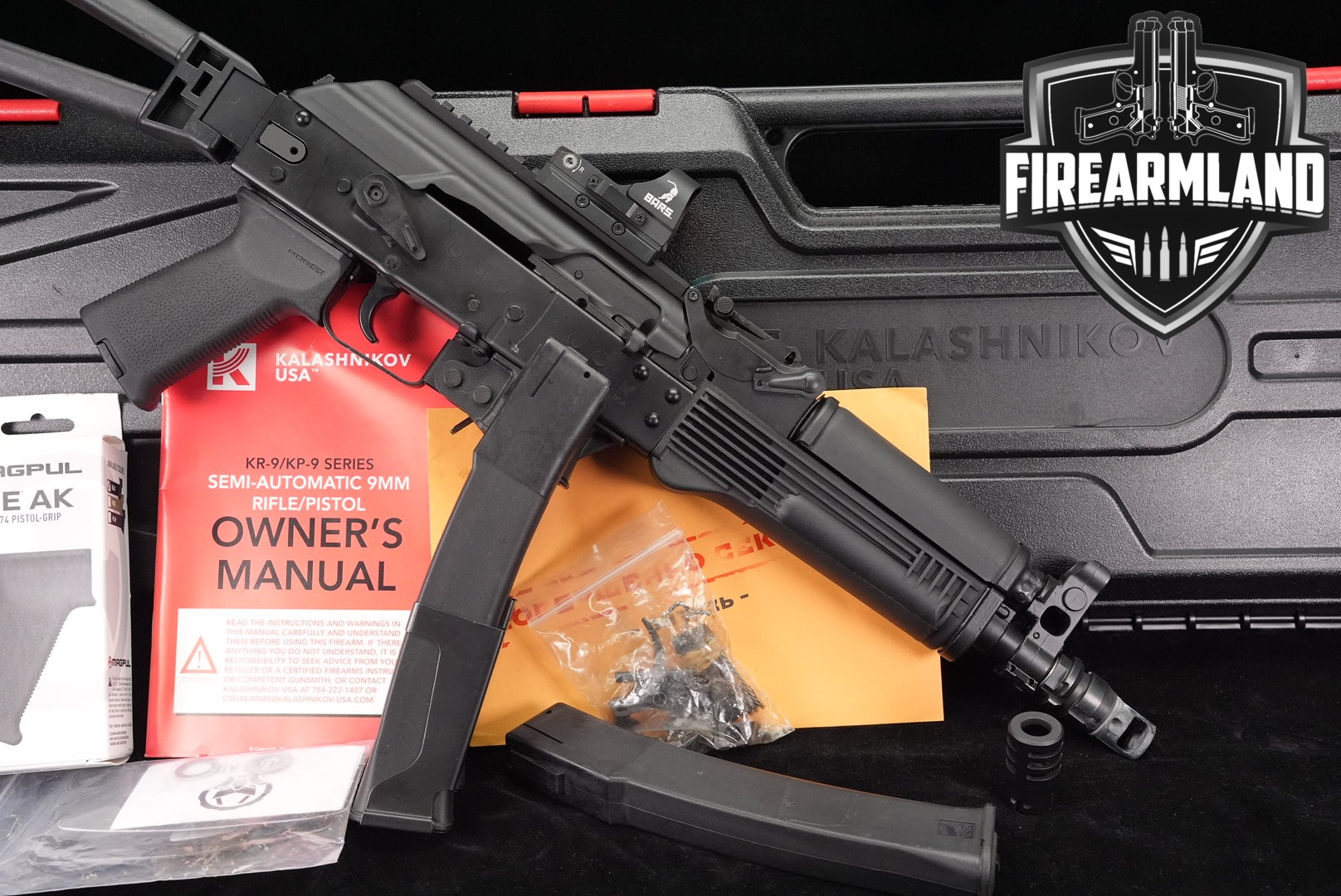Kalashnikov USA KP-9 9mm 9.25" KP9 AKM AK47 AK-47 FRANKLIN BINARY TRIGGER-img-0