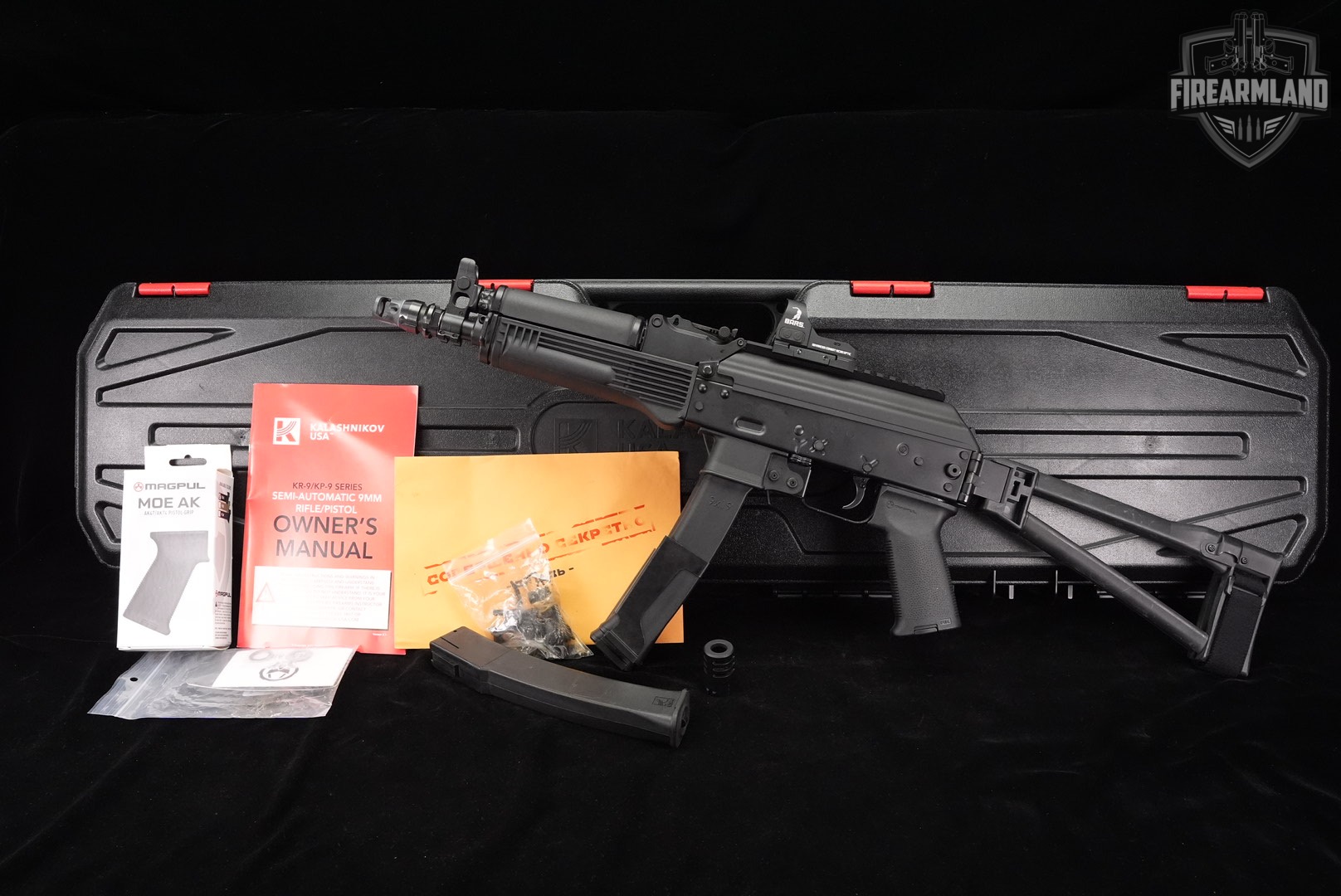 Kalashnikov USA KP-9 9mm 9.25" KP9 AKM AK47 AK-47 FRANKLIN BINARY TRIGGER-img-2