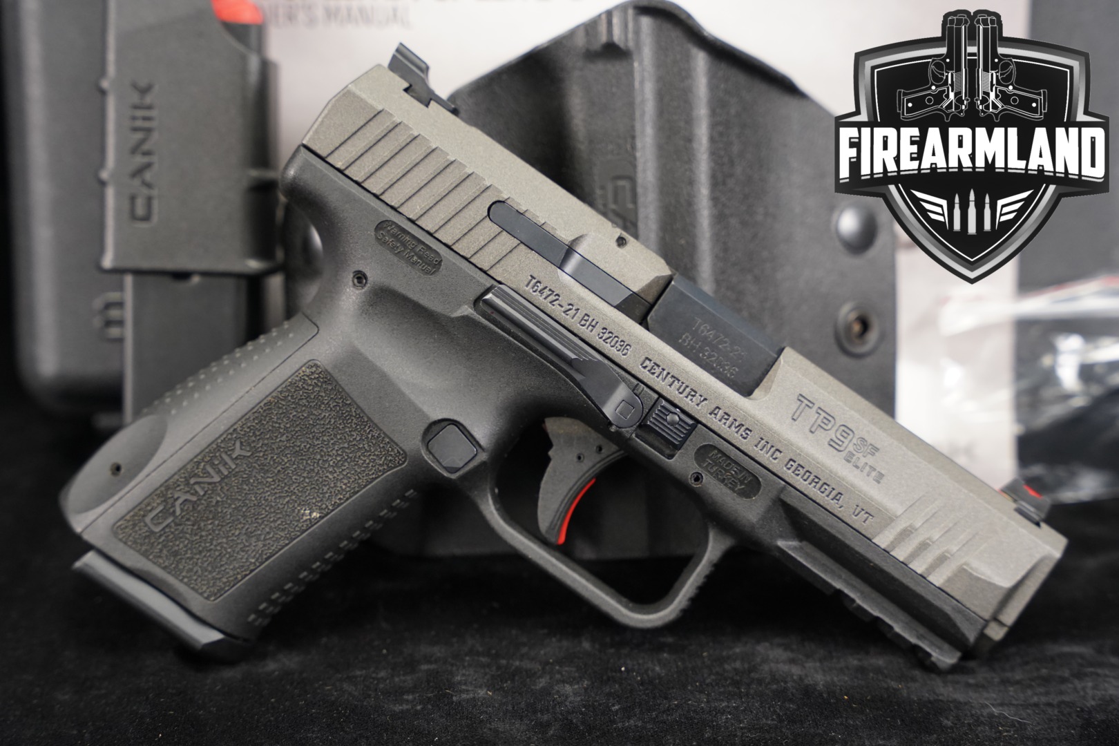 Canik TP9SF Elite 9mm Luger Two-Tone Gray & Black in Very Good Condition Thumbnail