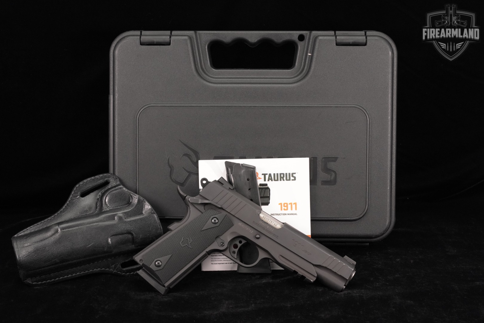 Taurus 1911 Full-Size 45 ACP 5" +2 MAGS, ORIG CASE & HOLSTER-img-2