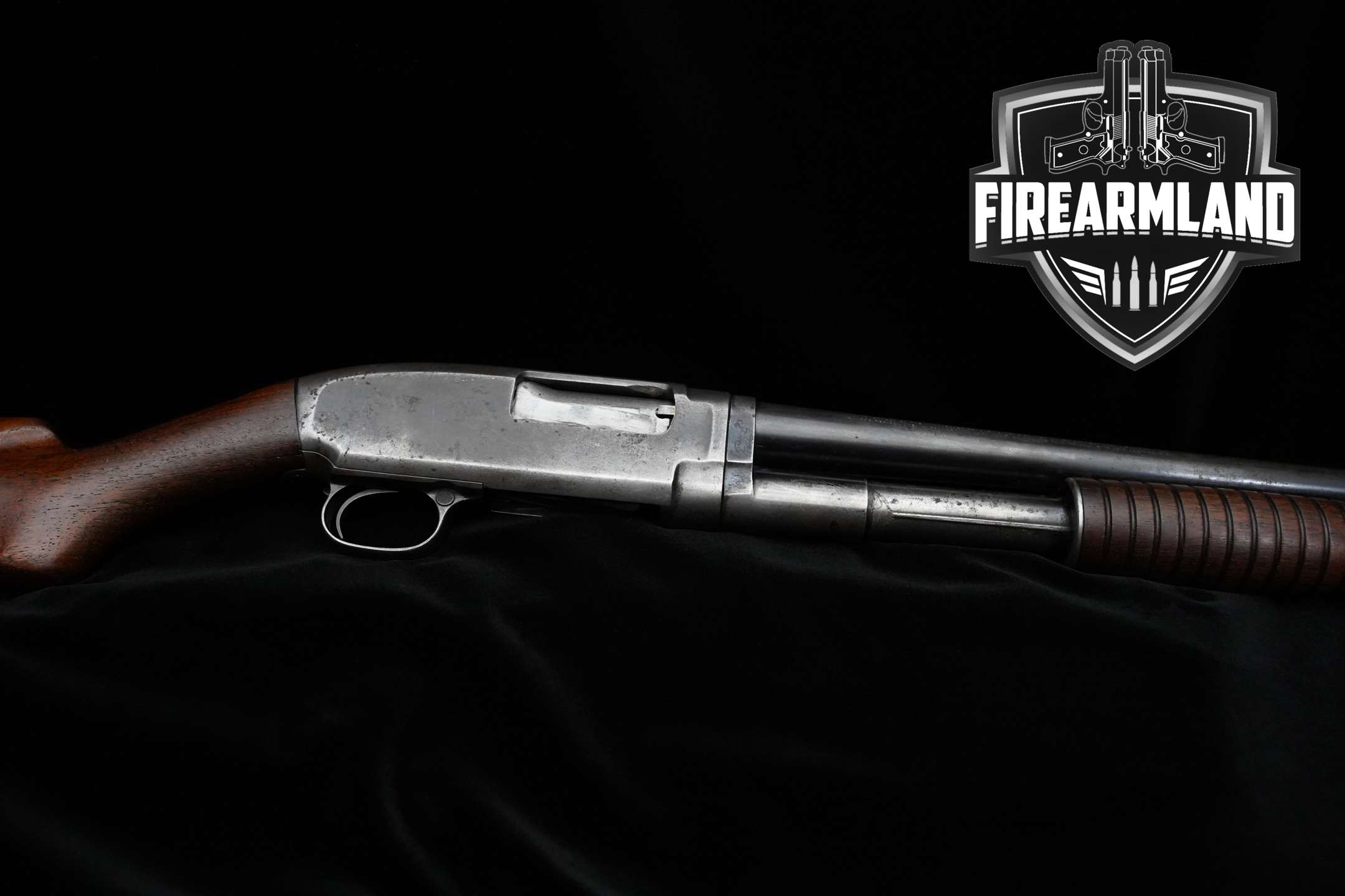 1919 Winchester Repeating Arms 1912 Nickel Steel 16 Gauge Blued in Fair Condition Thumbnail