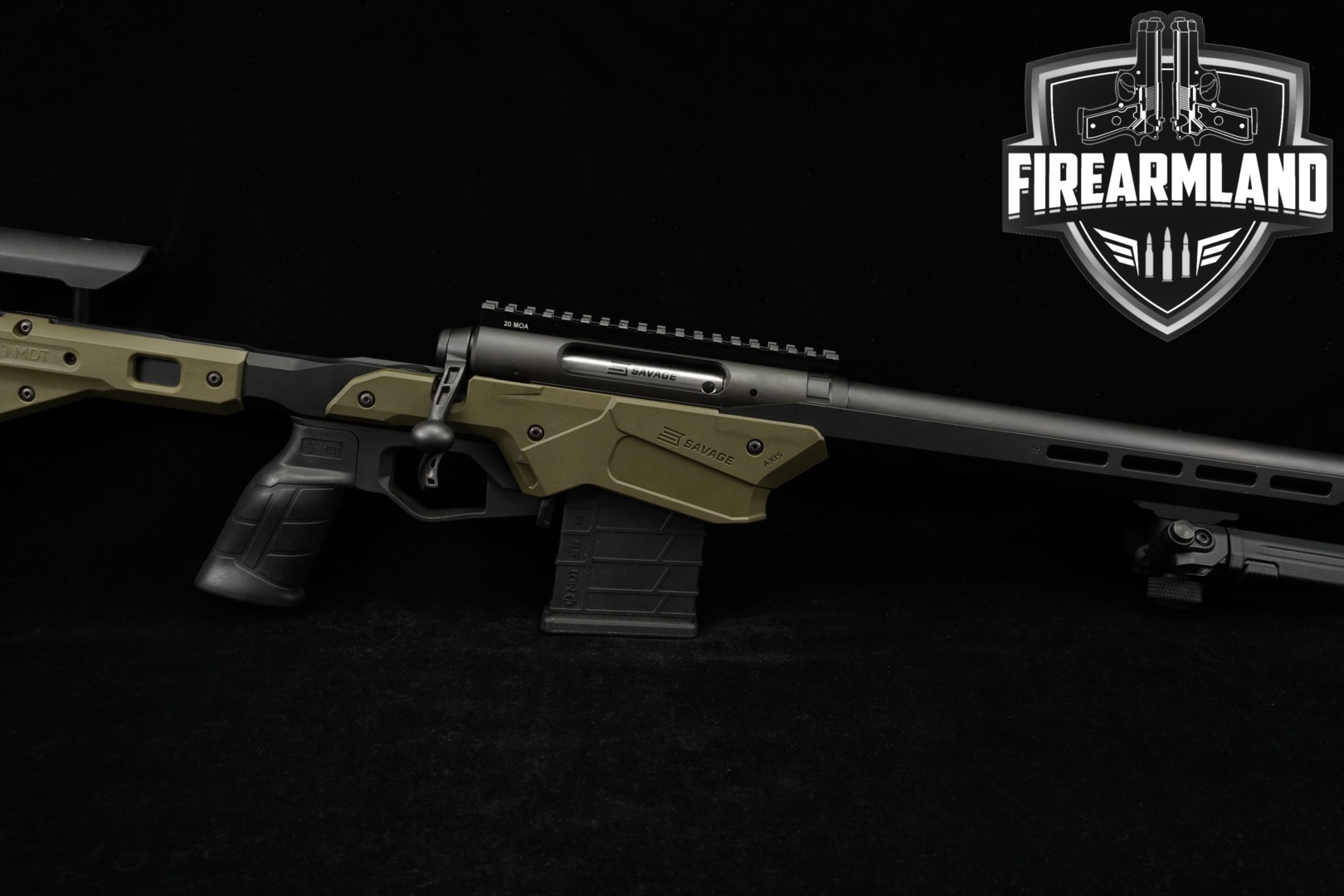 Savage Arms AXIS II Precision .308 Win. Black & OD Green in Very Good Condition Thumbnail