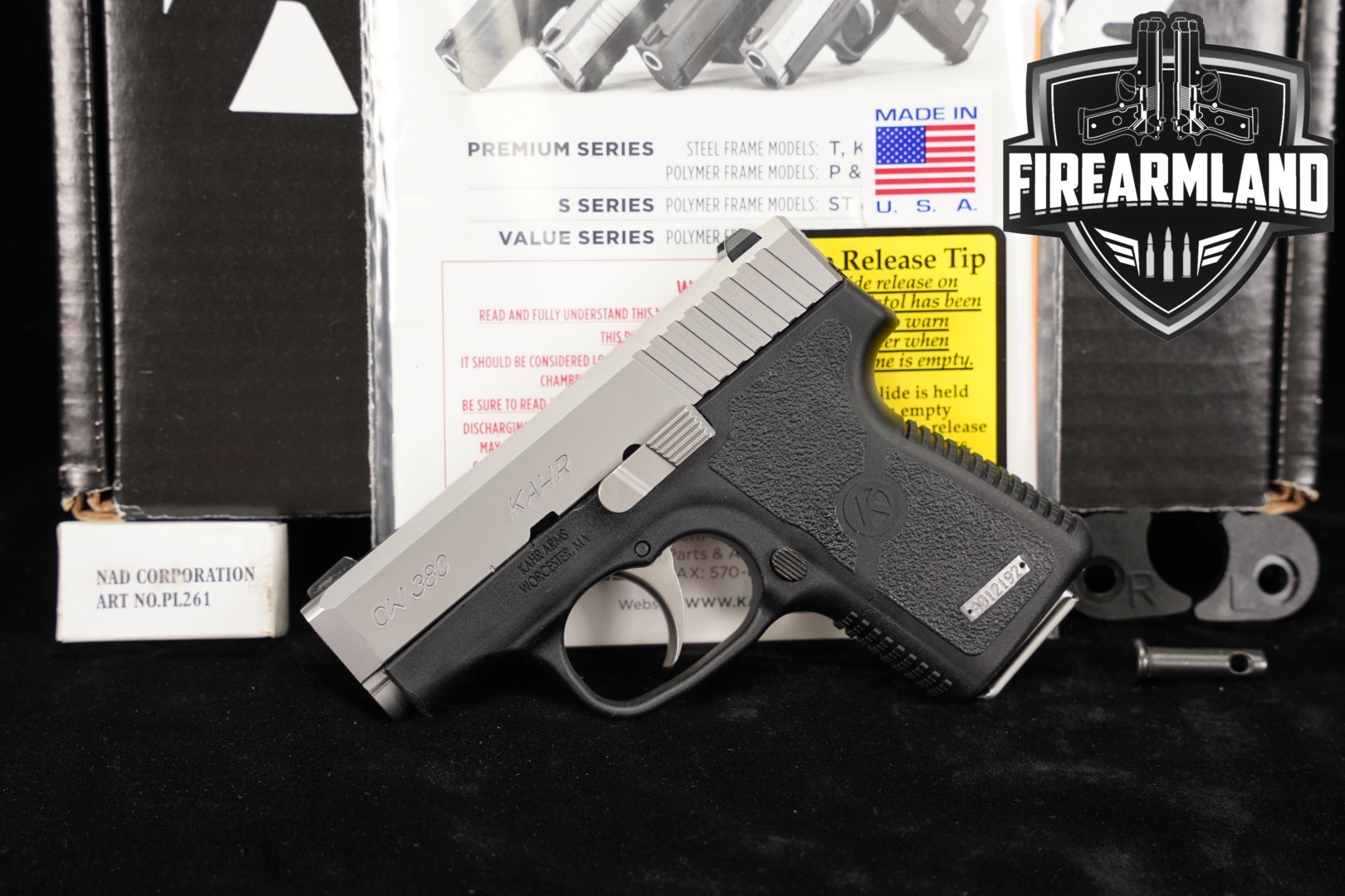 Kahr Arms CW380 .380 ACP Two-Tone Stainless in Excellent Condition Thumbnail