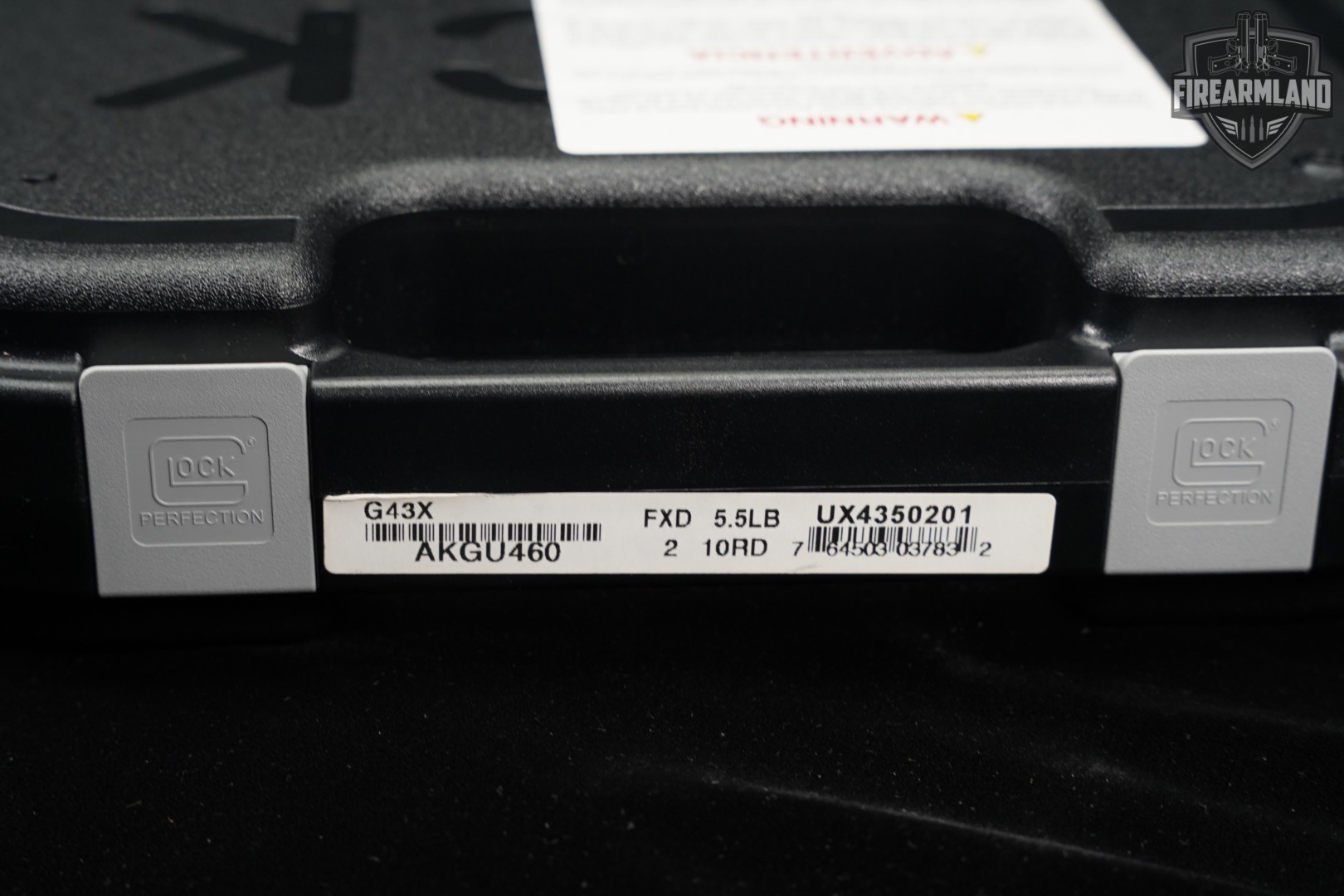 Glock 43X G43X Slimline 9mm 3.41" GMB +2 MAGS & ORIG CASE-img-3