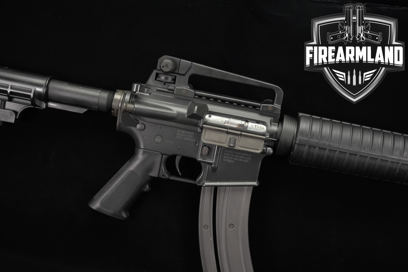Walther M4 Carbine Tactical Rimfire .22 LR Black in Very Good Condition Thumbnail