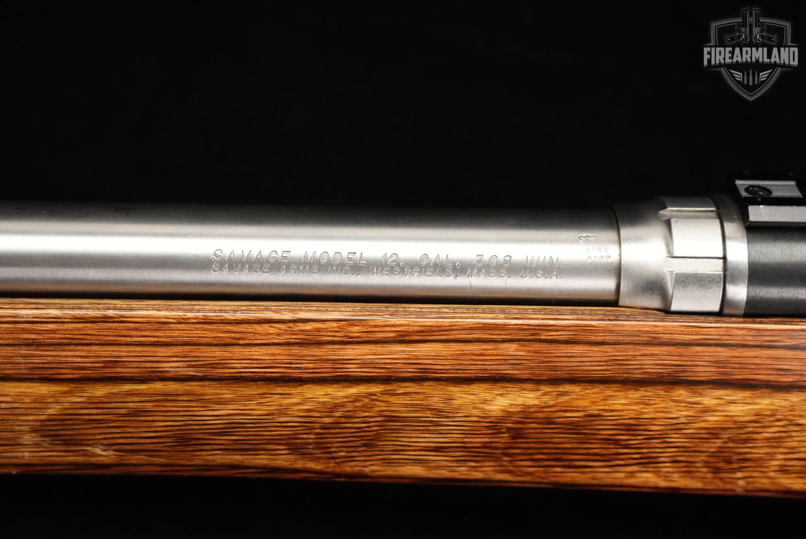 Savage Arms Model 12 BVSS 308 Winchester 26" Stainless & Brown Laminate M12-img-18