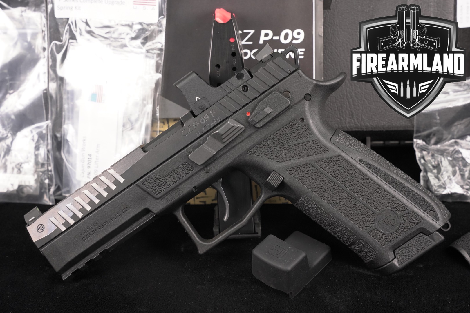 CZ P-09 F Nocturne 9mm Luger Black in Excellent Condition Thumbnail