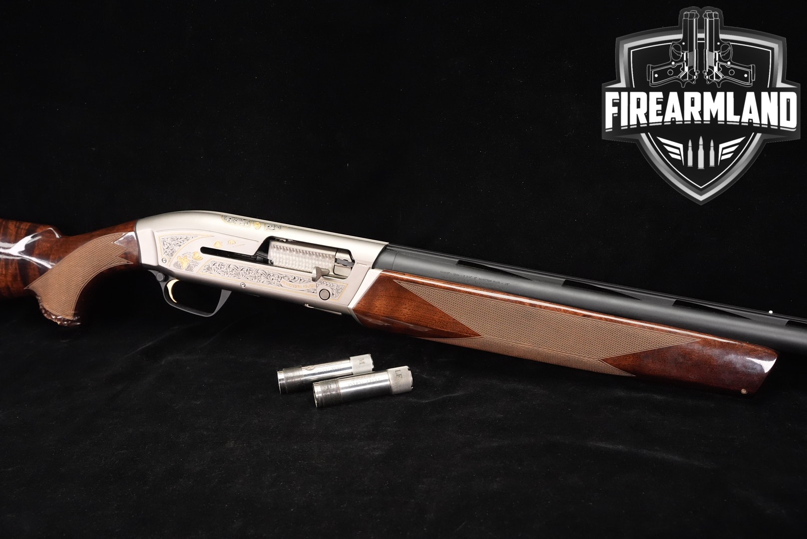 DESIRED Browning Maxus Sporting 12-Gauge 28" Silver & Walnut O/U-img-0