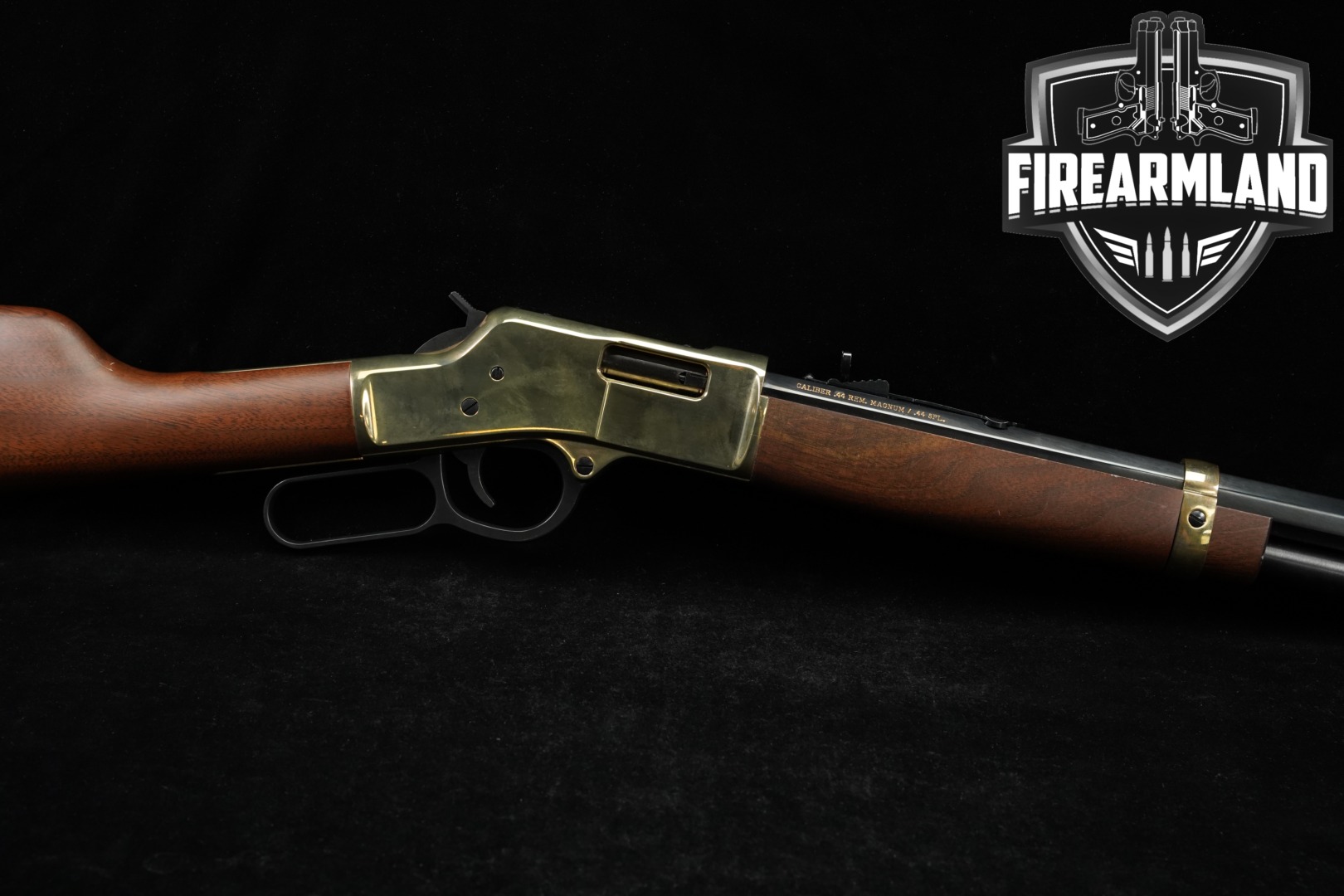 Henry Repeating Arms Model H006 Big Boy .44 Mag. Blued/Brass in Very Good Condition Thumbnail