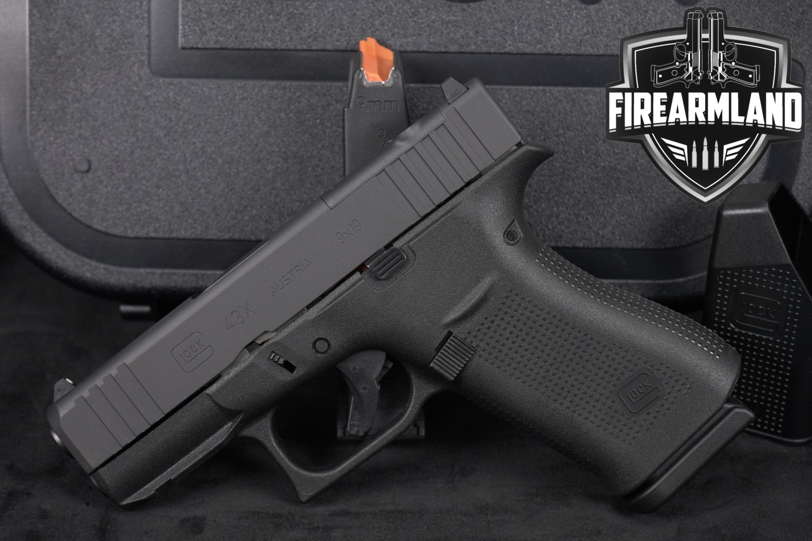 Glock G43X MOS 9mm Luger Black in Excellent Condition Thumbnail