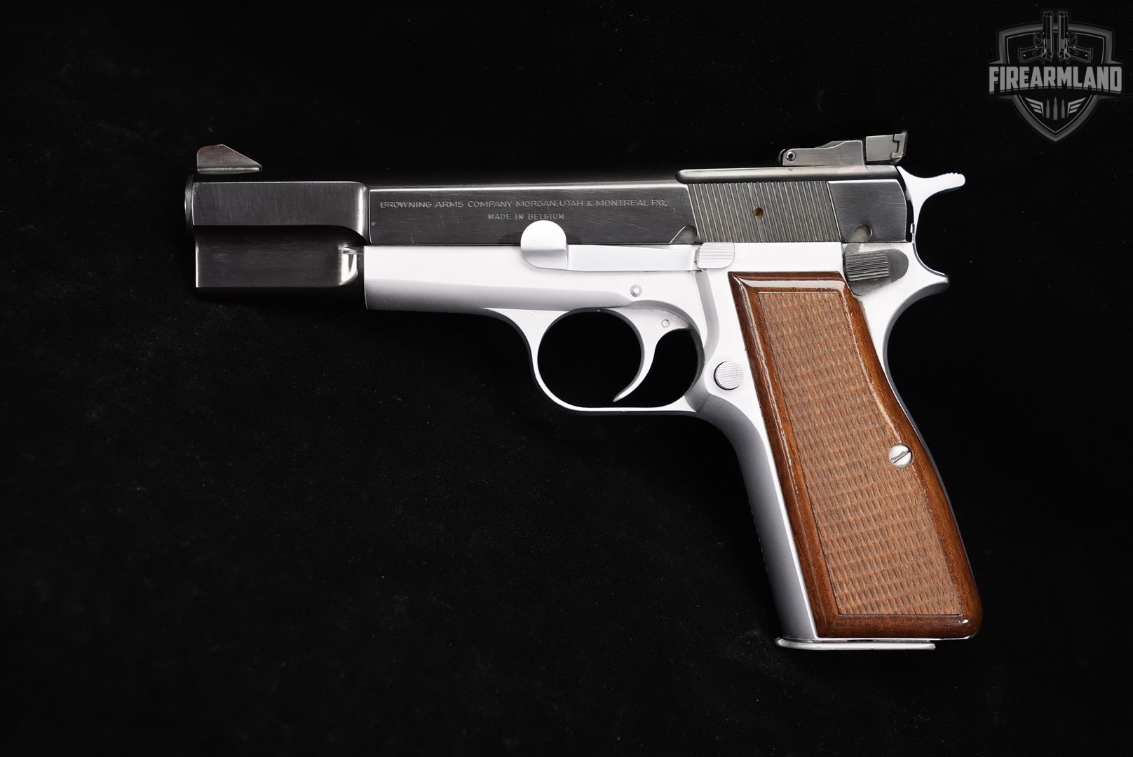 1976 Browning Hi-Power C-Series 9mm 4.625" BHP P35 P-35 +2 MAGS-img-3