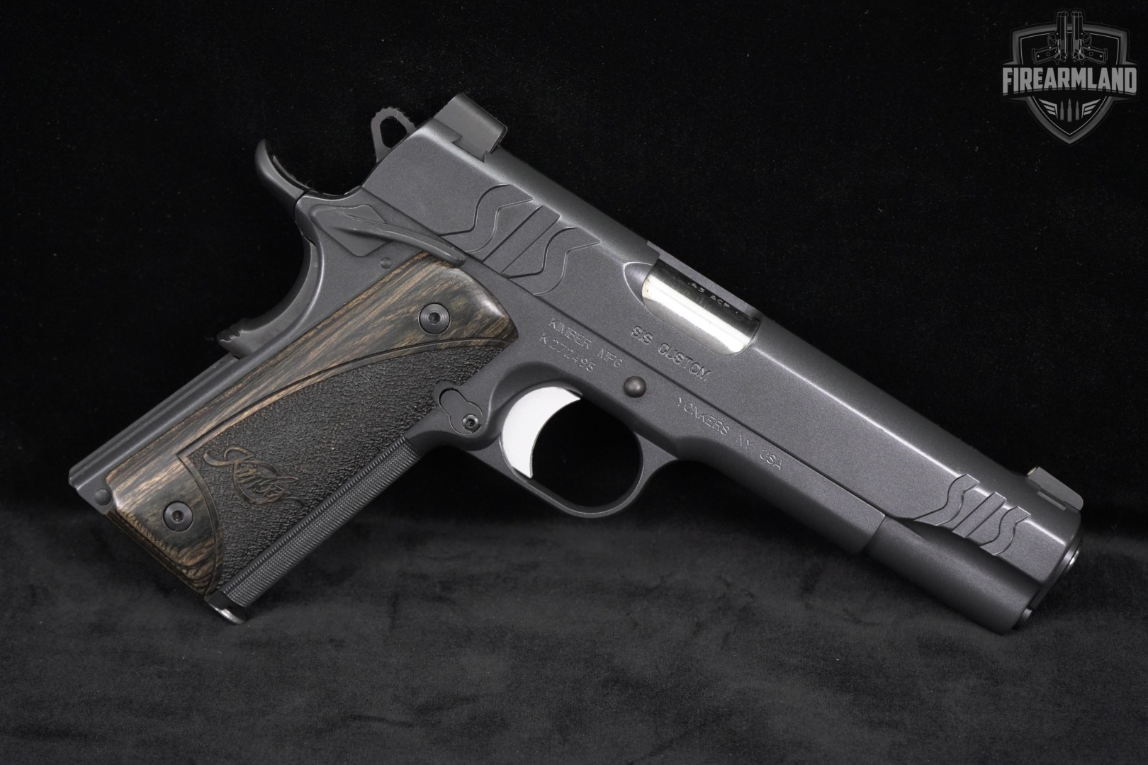 【WA】KIMBER SIS CUSTUM オールシルバー【ロス市警モデル】 Used Kimber SIS Custom Series I Auction | FirearmLand