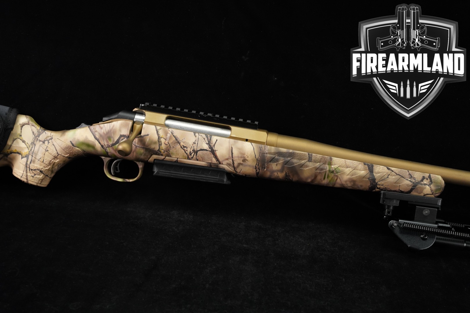 2023 Sturm Ruger Ruger American Rifle Go Wild Camo I-M Brush 7mm PRC Burnt Bronze & Go Wild Camo in Very Good Condition Thumbnail