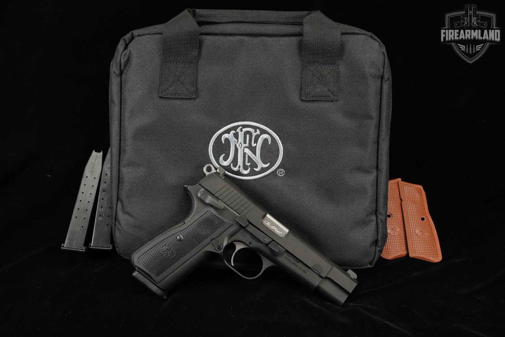 FN High Power 9mm 4.7 Hi +3 MAGS & ORIG CASE-img-2