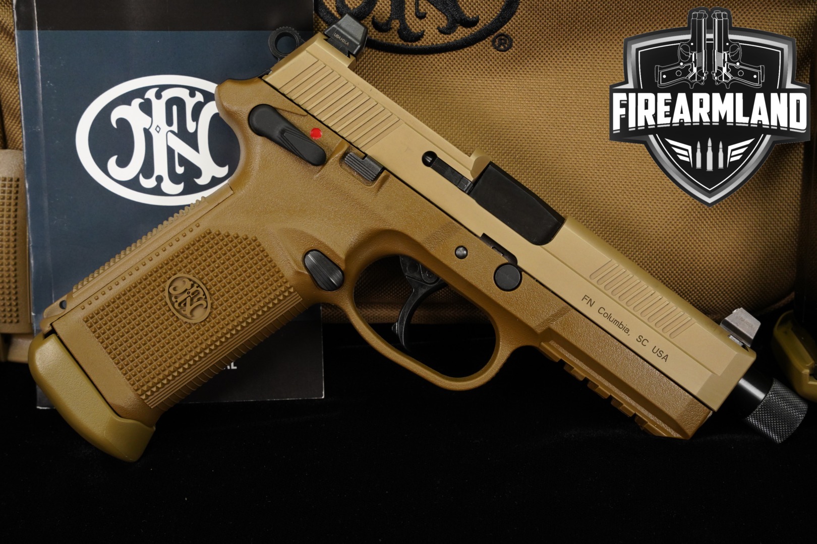 FN America (FN) FNX-45 Tactical .45 ACP FDE in Excellent Condition Thumbnail