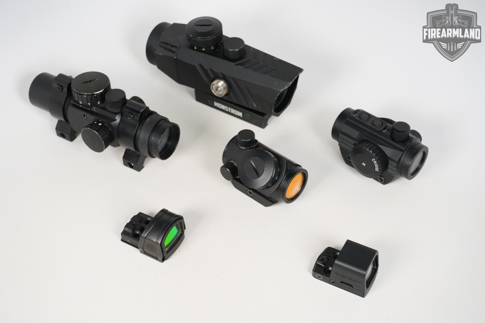 SIX RED DOT SIGHT 6 Tacticon Simmons Aim Sports Monstrum Sig Sauer Olight-img-2