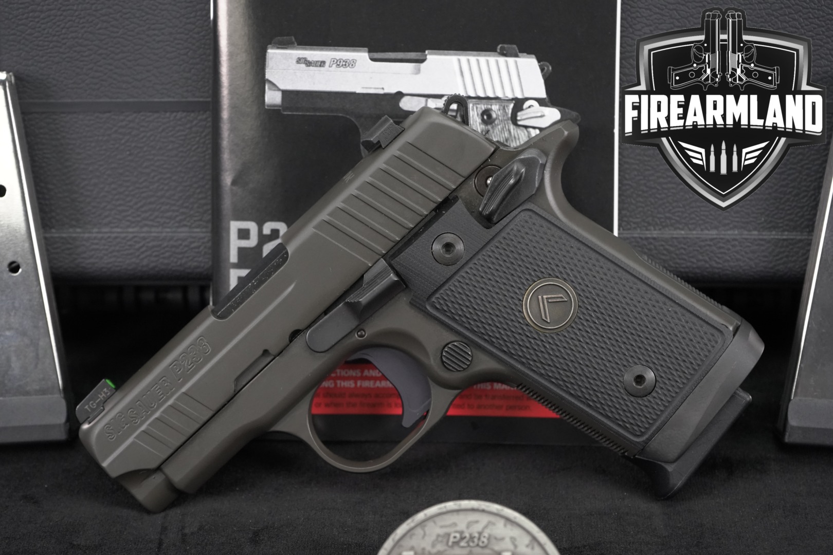 Sig Sauer P238 Legion .380 ACP Legion Gray in Excellent Condition Thumbnail