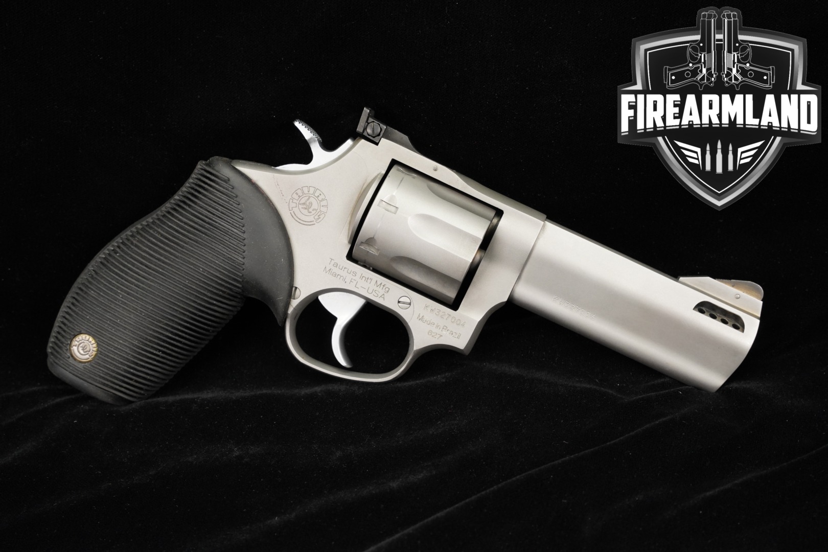 Taurus Model 627 Tracker 357 Magnum 4" Stainless M627 +ORIG CASE-img-0