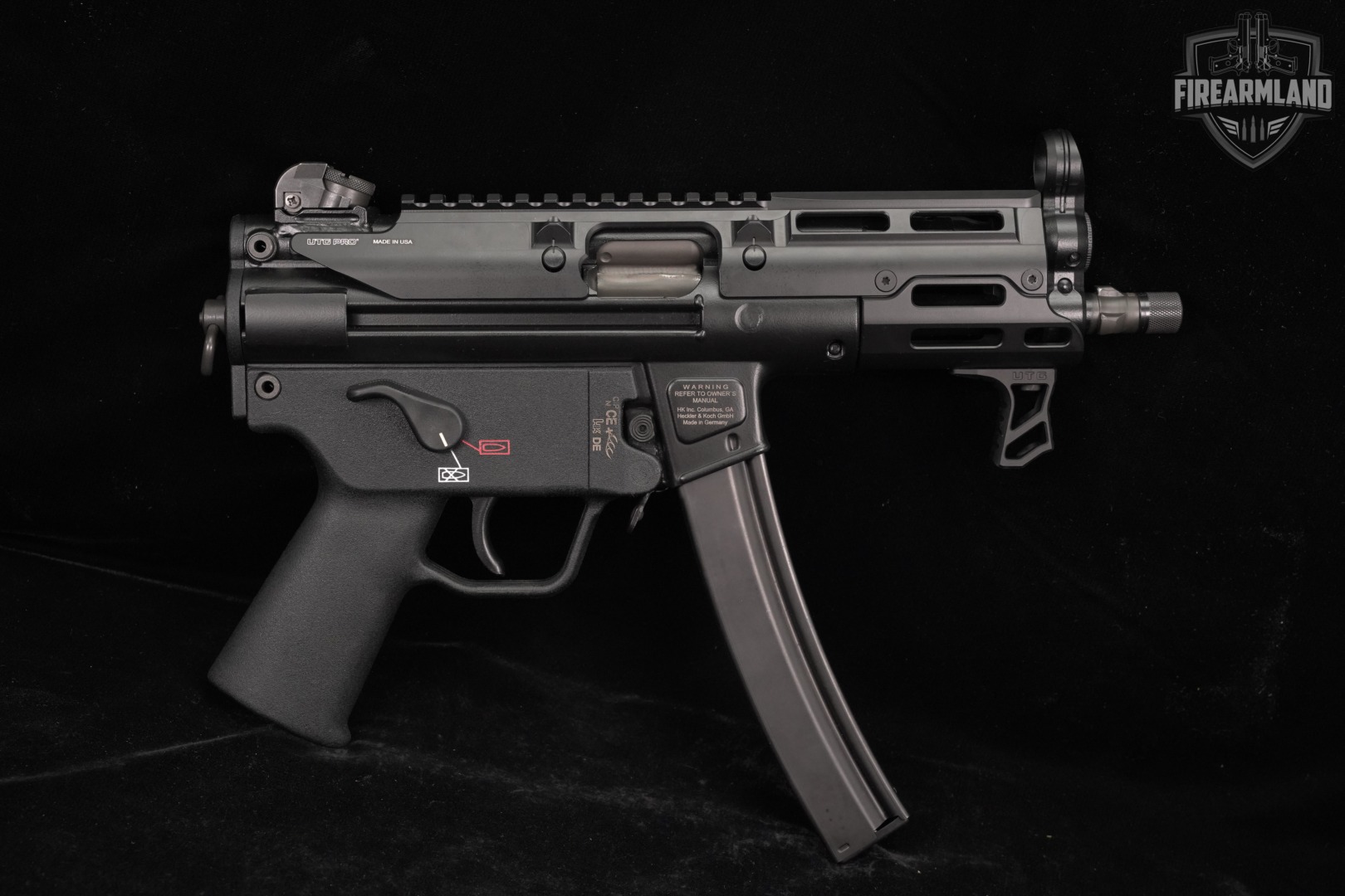 Heckler & Koch SP5K-PDW 9mm H&K SP5-K MP5 MP5K B&T STOCK +2 MAGS, BOX-img-3