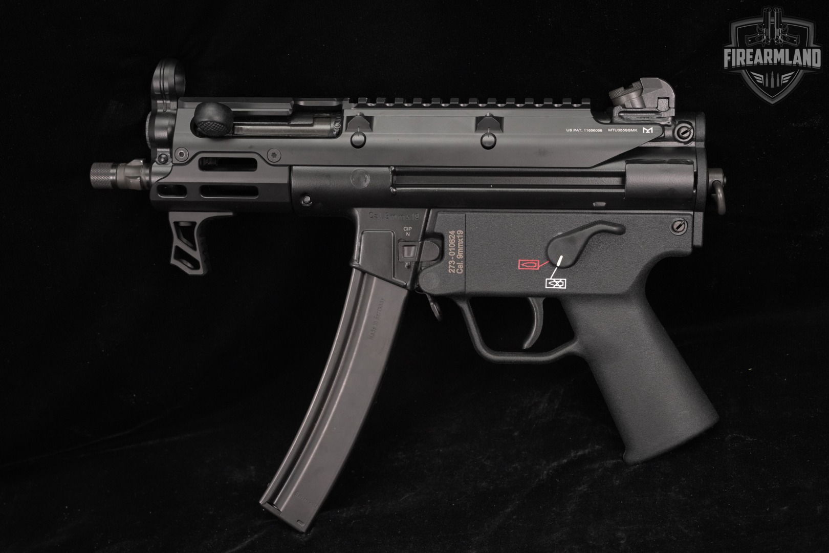 Heckler & Koch SP5K-PDW 9mm H&K SP5-K MP5 MP5K B&T STOCK +2 MAGS, BOX-img-4