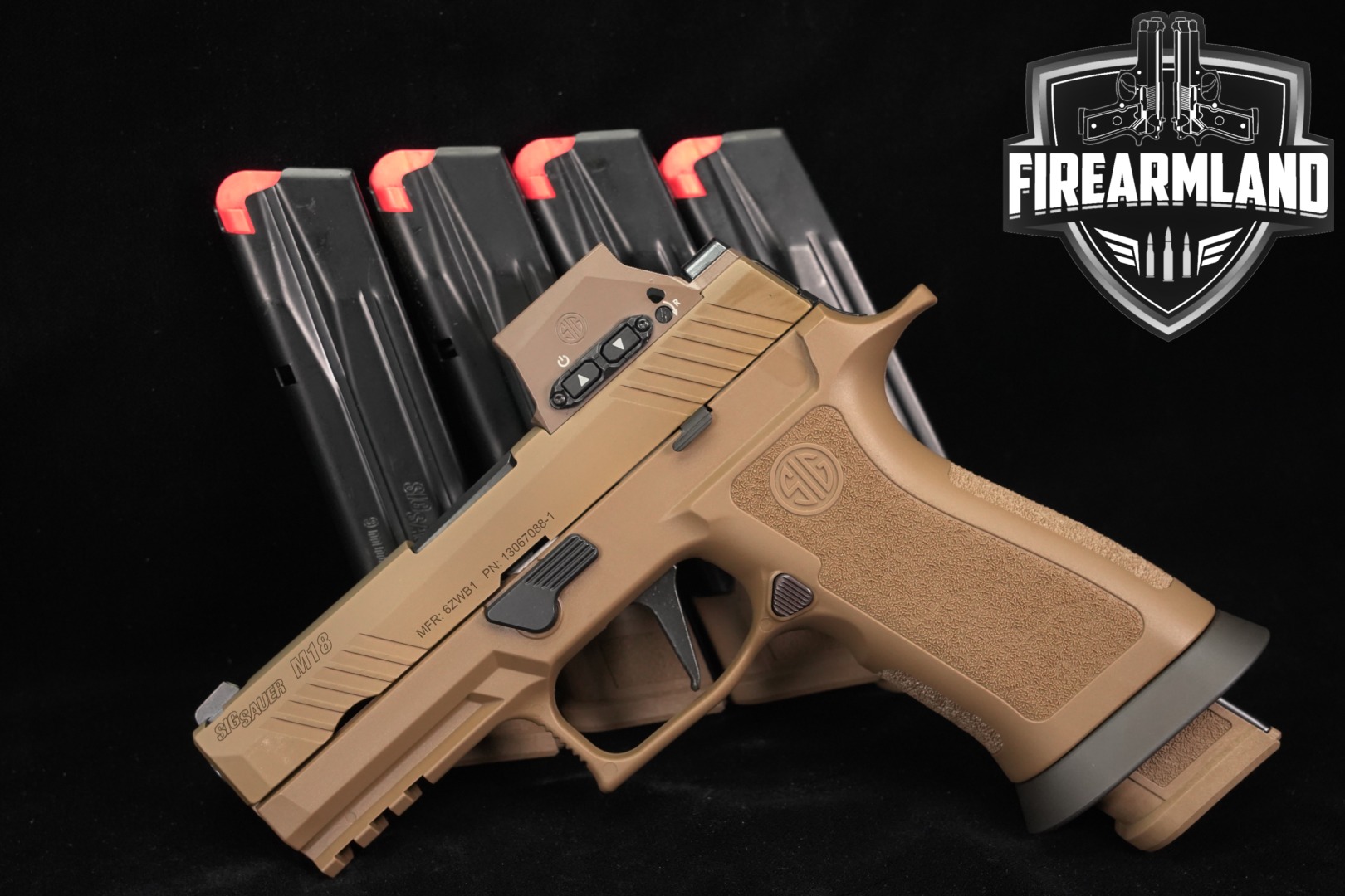 Sig Sauer P320-M18X 9mm Luger Coyote Tan in Excellent Condition Thumbnail