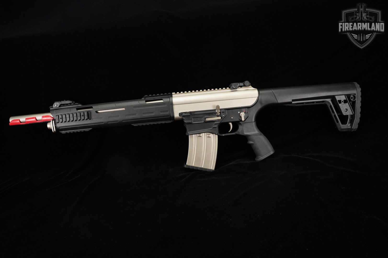 Tokarev TAR 12 Gauge 18.5" Two-Tone Silver & Black TAR12 AR AR12-img-2