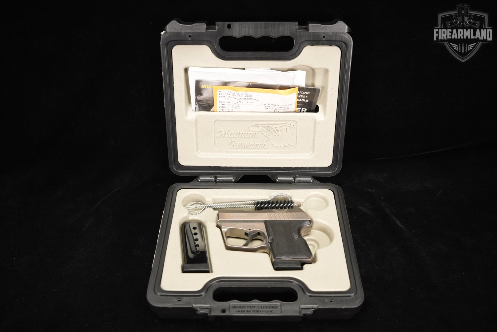DEAGLE Magnum Research Micro Desert Eagle 380 ACP 2.22" +2 MAGS, ORIG CASE-img-11